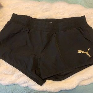 Puma Black Running Shorts